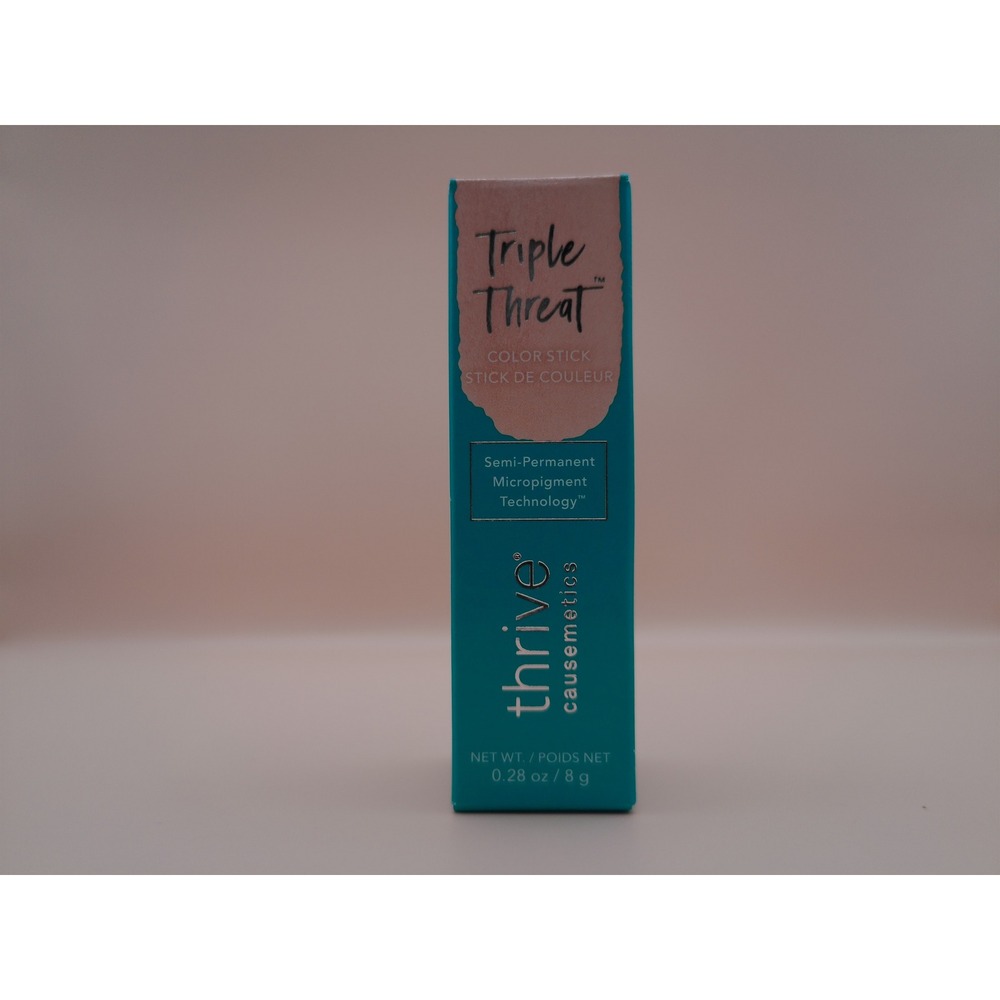 Thrive Causemetics Triple Threat Color Stick Joy Gold Shimmer Highlighter 8g NIB